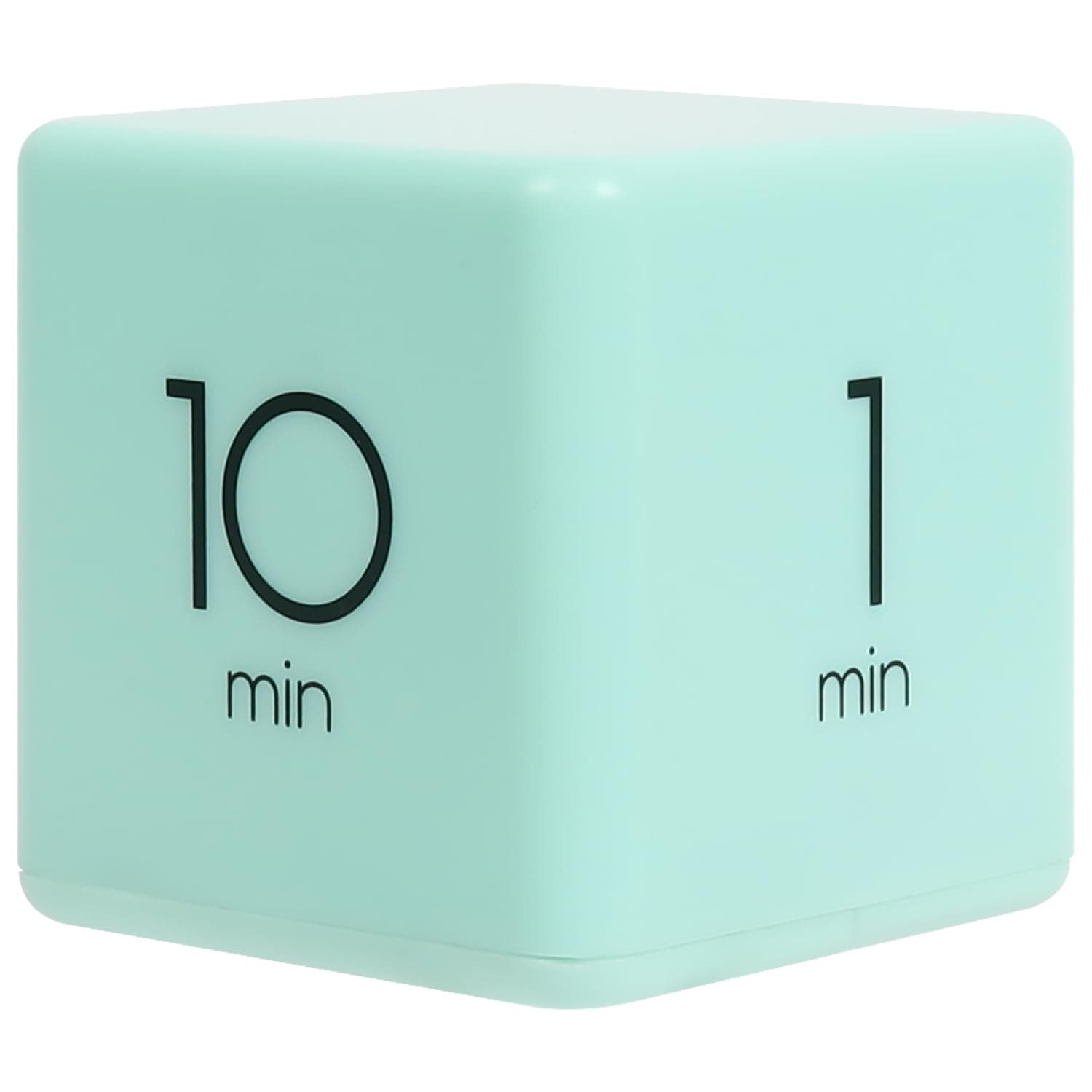 Cube Timer (Mint), Flip Timer Productivity Timer, Time Management, Block Timer Kids Cube Timer Kitchen Timer Desk Timer for Studying Workout Classroom 1, 3, 5, 10 min Timer Setting