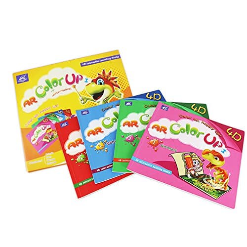 AR Color up - Augmented Reality Coloring Experience | 4 Books bundle