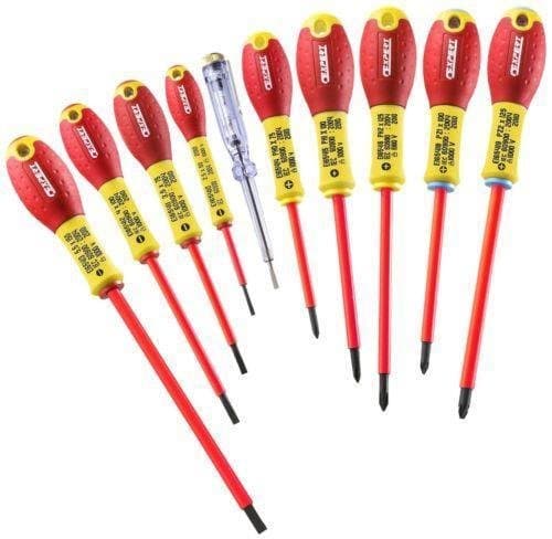 Expert by Facom 10pc VDE Insulated 1000 Volts Screwdriver Set E160912