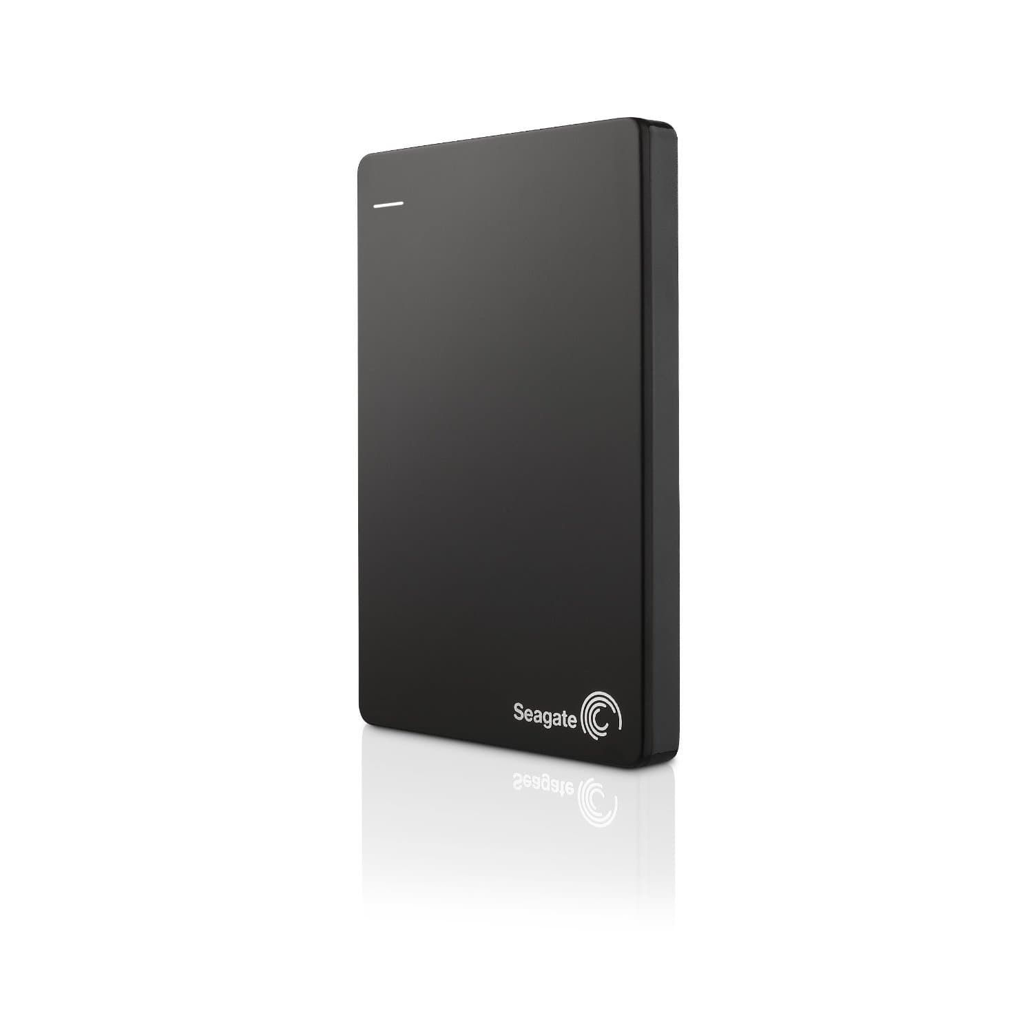 Backup Plus Slim 1TB Portable External Hard Drive with Mobile Device Backup USB 3.0 STDR1000100 T-Shirt - Black, Large