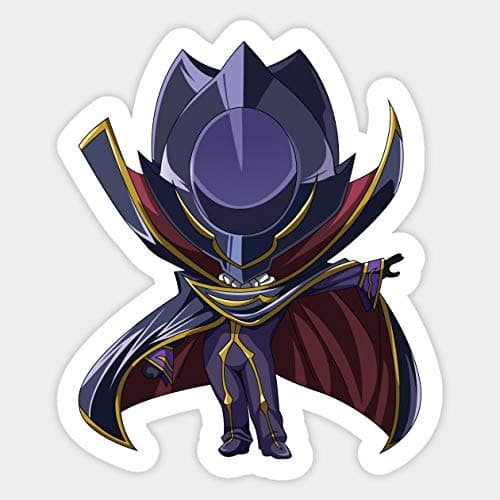 Chibi Lelouch Lamperouge Code Geass - Sticker Graphic - Car Vinyl Sticker Decal Bumper Sticker for Auto Cars Trucks