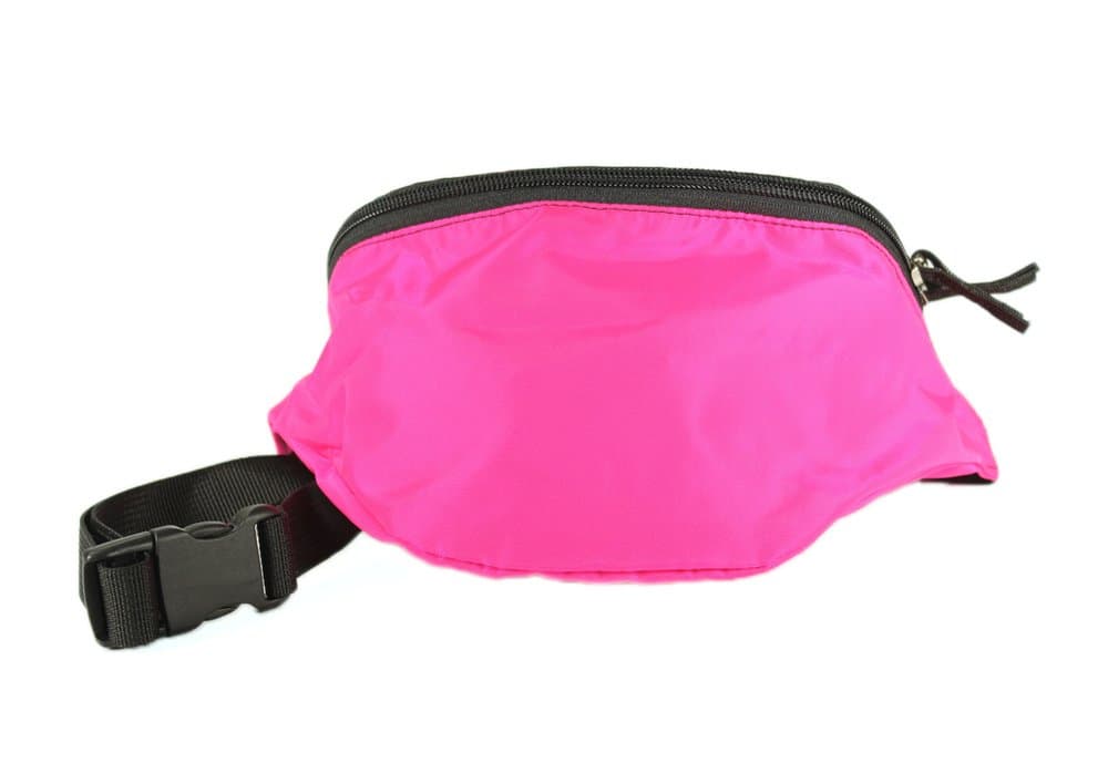 Chira Designs Neon Pink Nylon Fanny Pack - Waist Bag