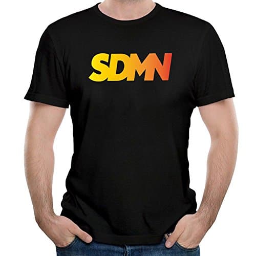 Men's Sidemen Golden T Shirts Black