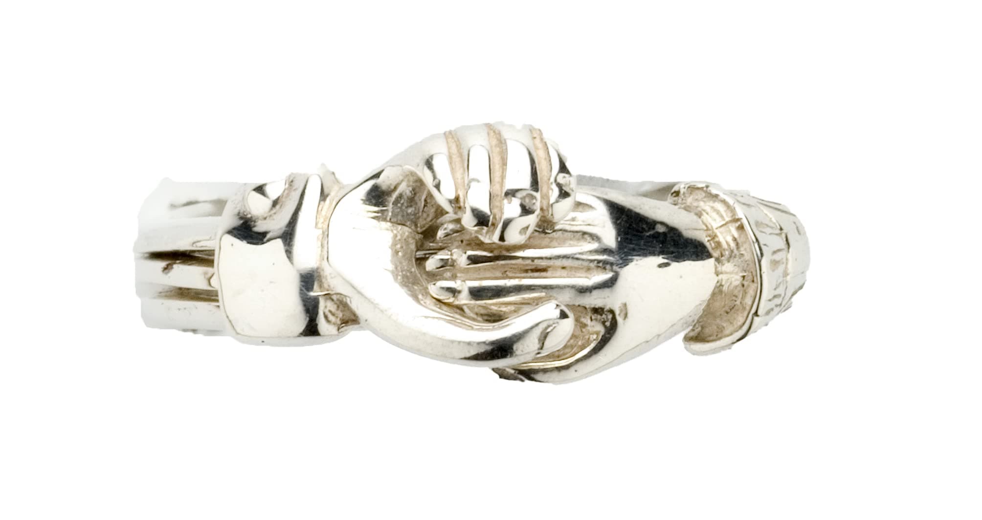 Ladies 3 Band Claddagh Puzzle Ring 3CL