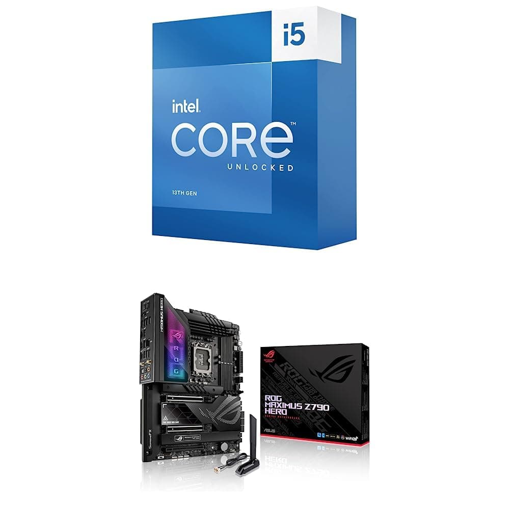 Intel Core i5-13600K 14-Core Processor & ASUS ROG Maximus Z790 Hero WiFi 6E Gaming Motherboard