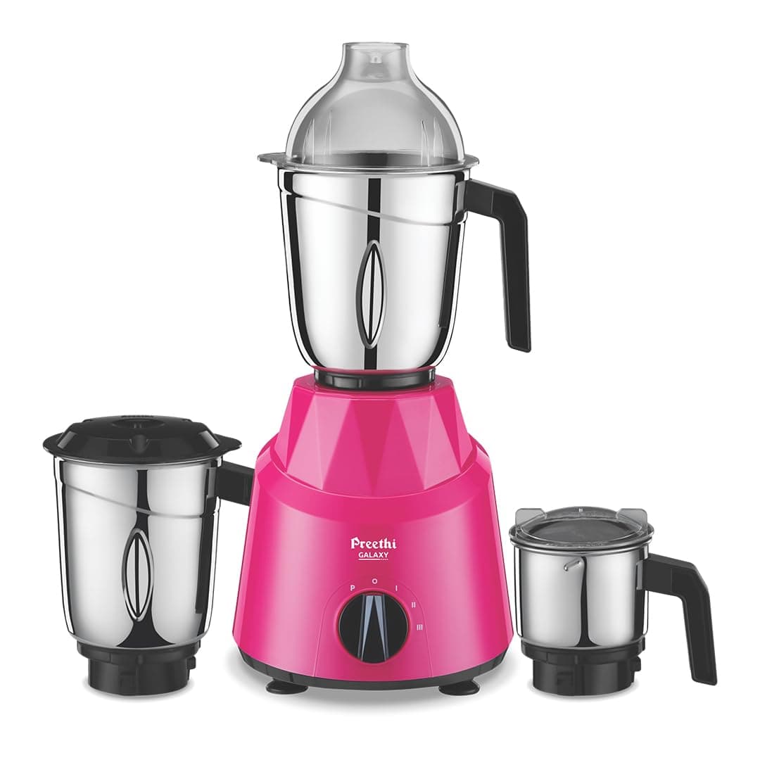 Preethi Galaxy MG 225 750 W Mixer Grinder (Pink)