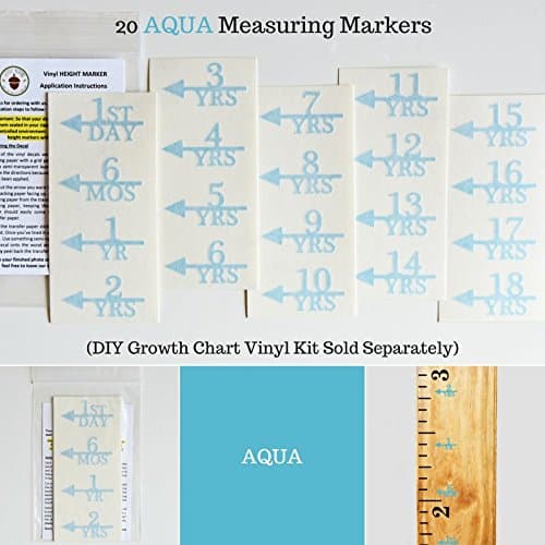 ADD ON - DIY Vinyl Growth Chart Ruler - Height Marker Arrows ONLY