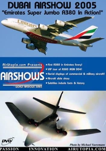 Dubai Air Show Dvd Emirates A380 In Action