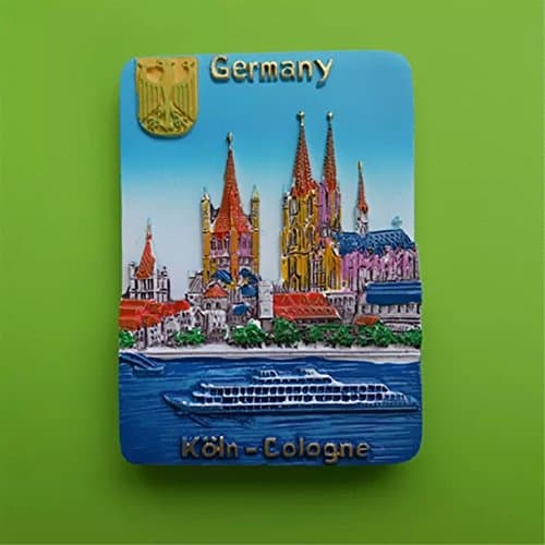 QUANZHOU JIANAI Cologne Germany Famous Tourist Spot Souvenir Gift Home Kitchen Collection 3D polyresin Fridge Magnet