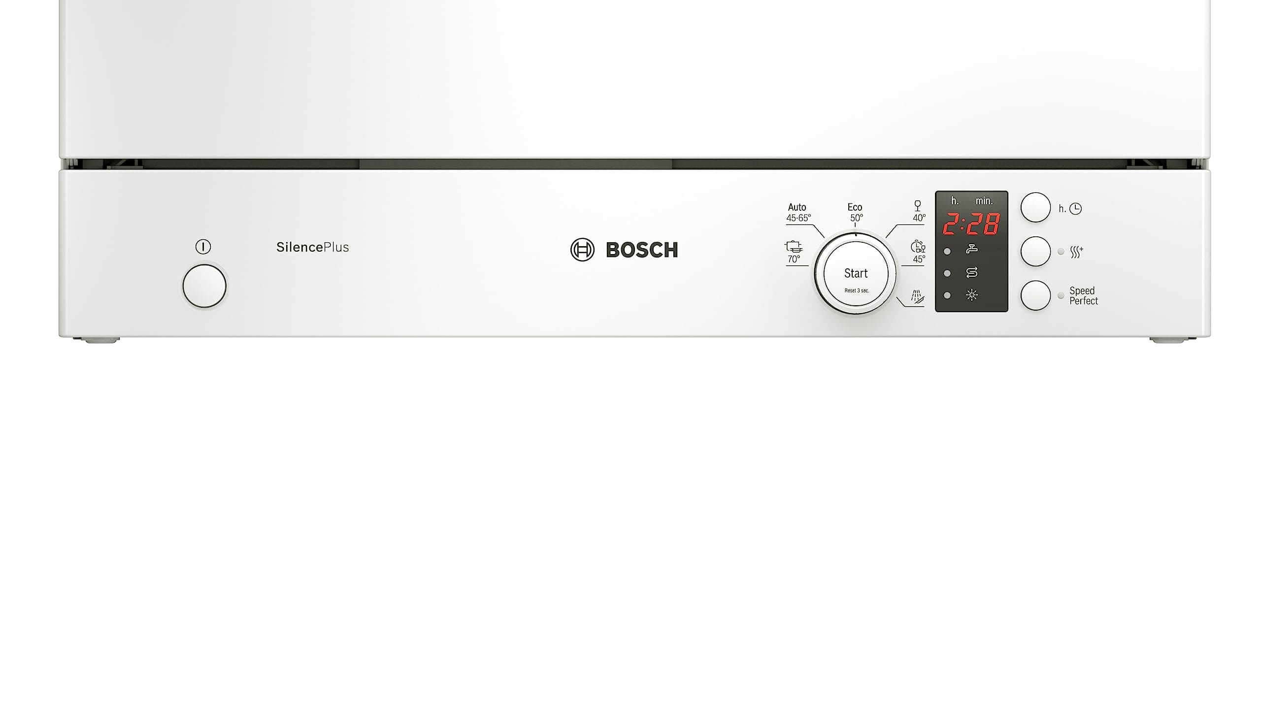 Bosch SKS62E32EU Serie 4 Freestanding Compact Dishwasher, 6 place settings, 55cm wide, White