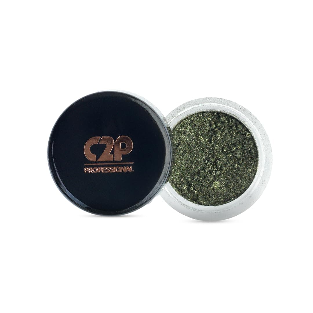 C2P Pro Eyeshadow Pigment for Eye Makeup - 2g | Long-Lasting and Highly Pigmented Loose Precious Pigments with Metallic Effect | Cosmetics For Women and Girls (Game Changer 171, 02 Gram)