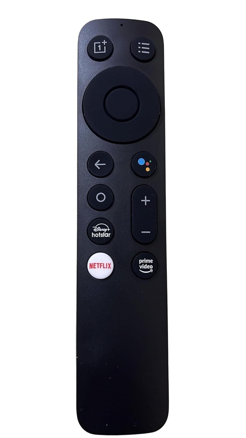 WoniryCompatible with Oneplus Q Series U Series Y1S Y1S Edge 1-Plus Smart Andorid Led Tv Bluetooth Voice Command Remote Control (Pairing Must)