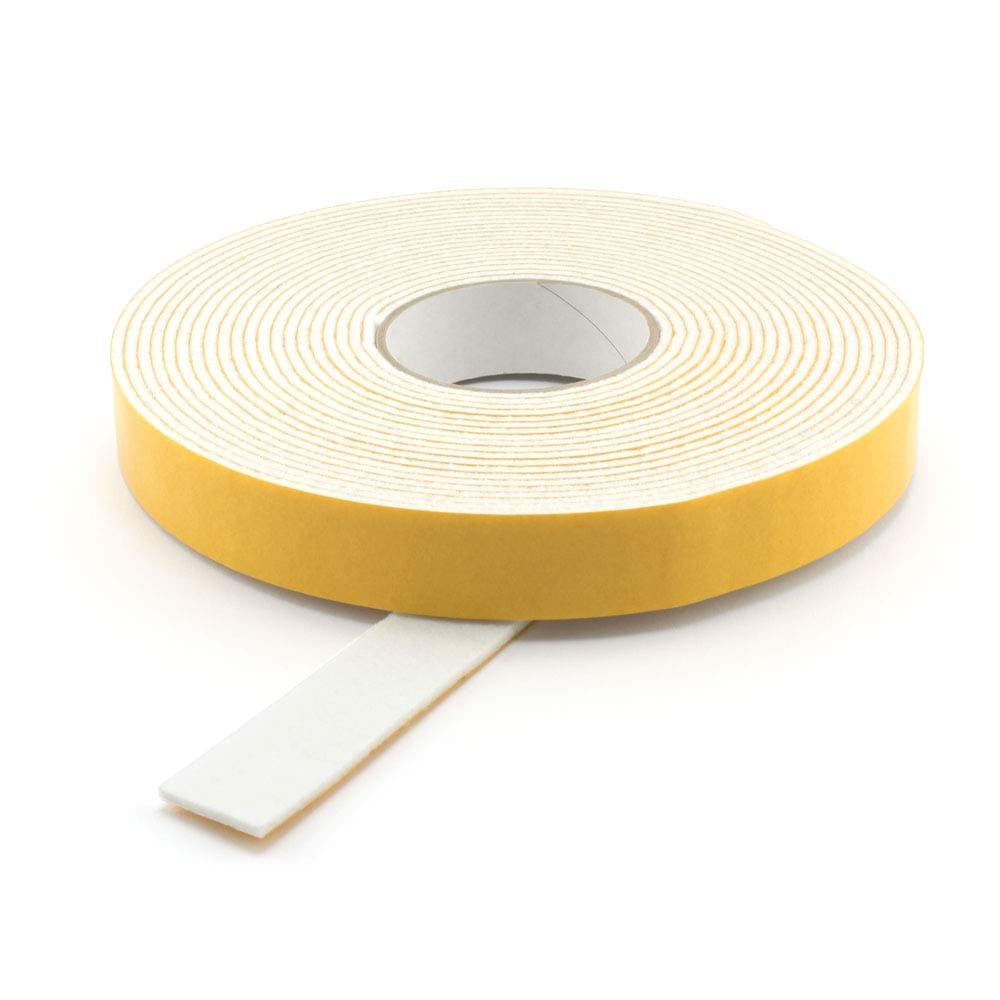 GoodGlides Self adhesive felt tape 30 mm white 10 metres felt roll for furniture and more