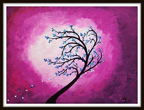 Waltz With The Wind - Original Acrylic Painting on Canvas, Size - 9 x 12