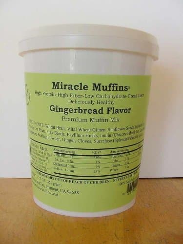 Miracle Muffins Mix - Gingerbread - Make 12/36 Muffins - Xylitol