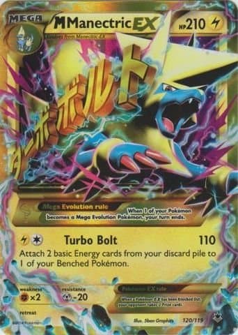 Pokemon - Mega-Manetric-EX (120/119) - XY Phantom Forces - Holo