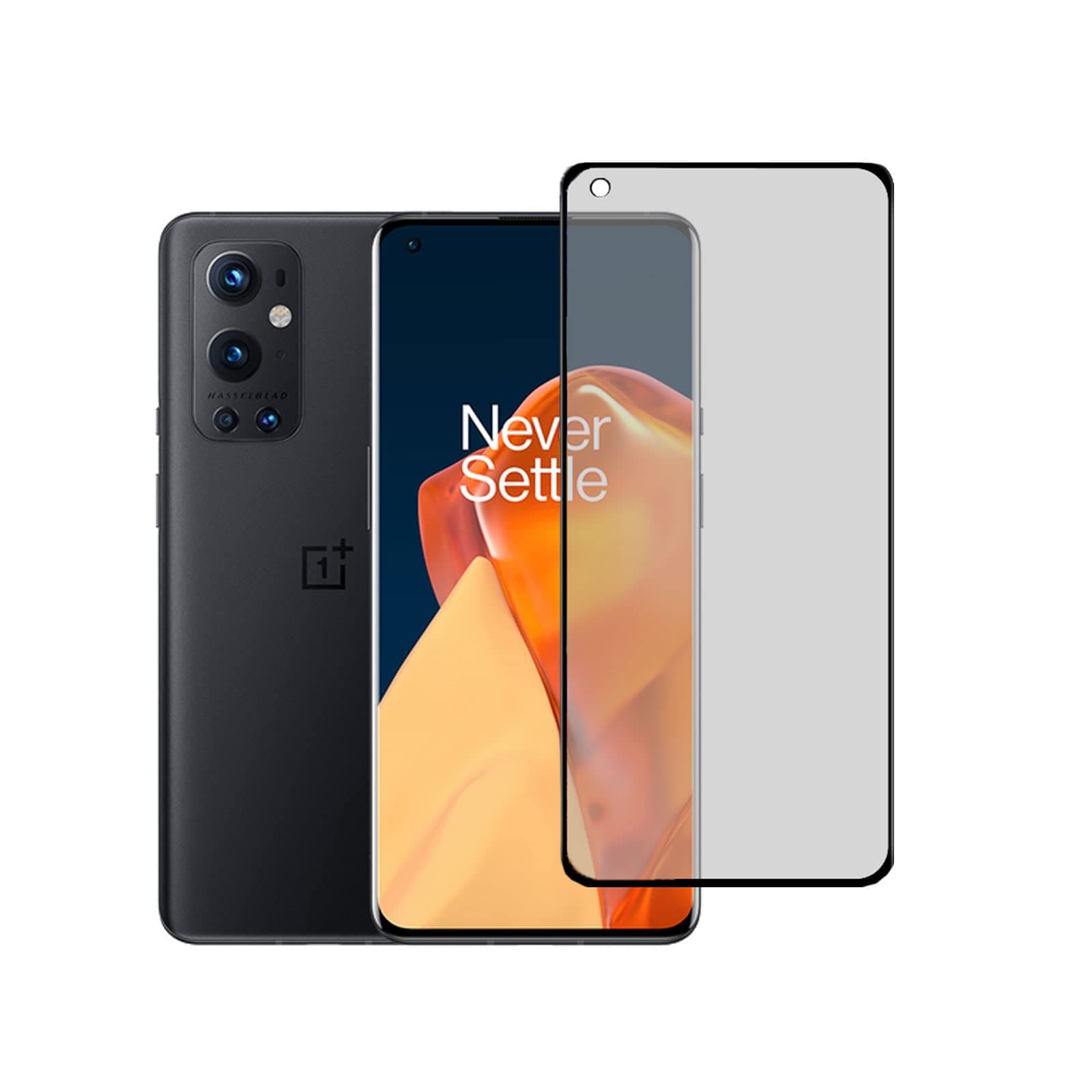 for One Plus 9 Pro Screen Protector Privacy, 2pcs Anti Spy Anti Glare Frontier Protective Protector Cover Film for One Plus 9 Pro (No Fingerprint Unlock)