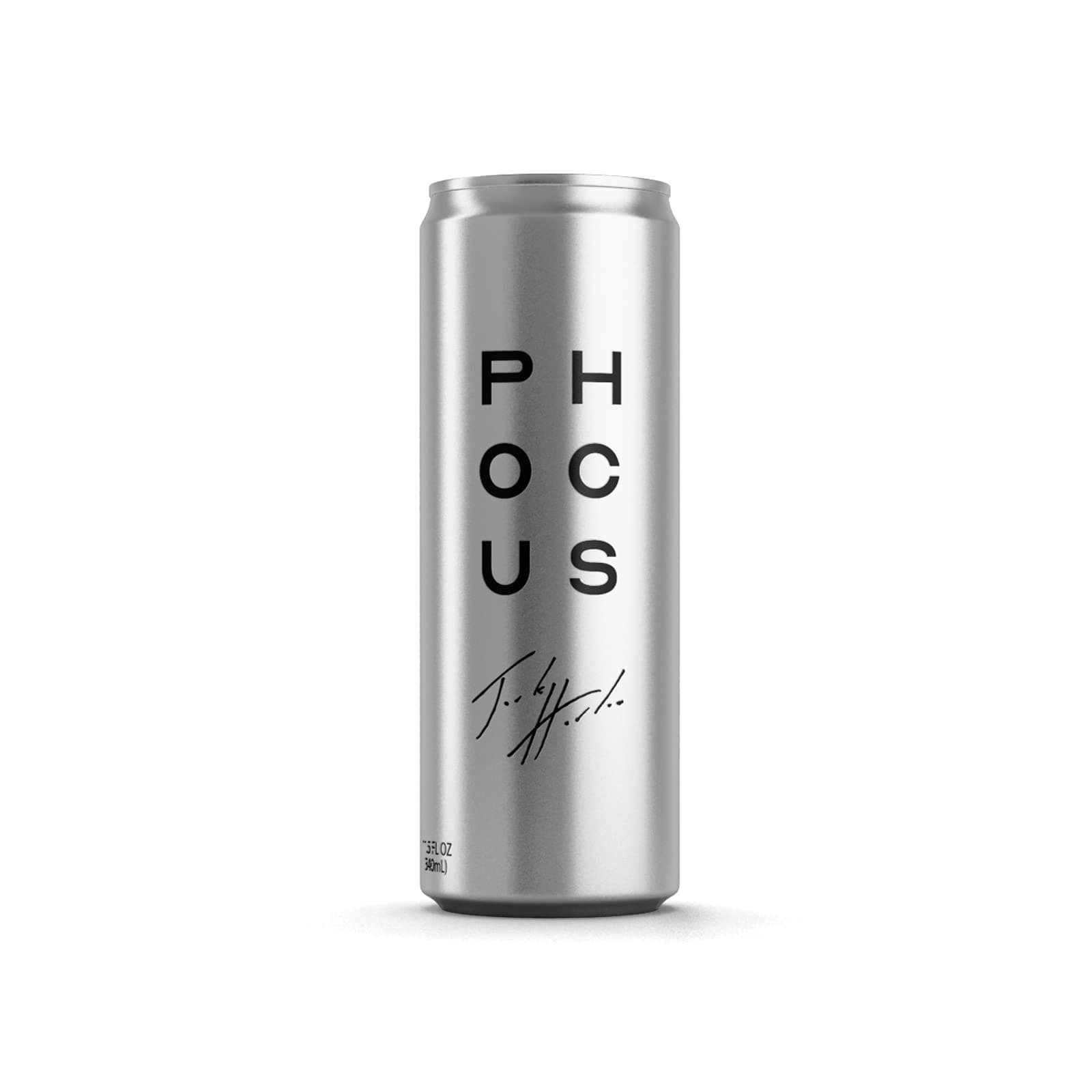 Limited Edition Phocus Creative Energy Drink, Pineapple, Zero Sugar, Functional Beverage for Clean Energy and Focus, 11.5 fl oz, Pack of 12