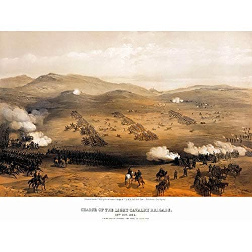 Bumblebeaver PAINTING LANDSCAPE WAR SIMPSON CHARGE LIGHT BRIGADE POSTER ART PRINT