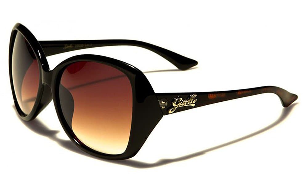 Giselle fashion Sunglasses - Retro Vintage/fashion - City - Club - Motorbike - Skiing - Beach Rome Black amber