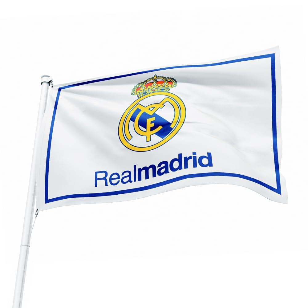 Real Madrid Flag Banner 3x5 feet Soccer Durable Indoor or Outdoor Football Soccer 2Grommets