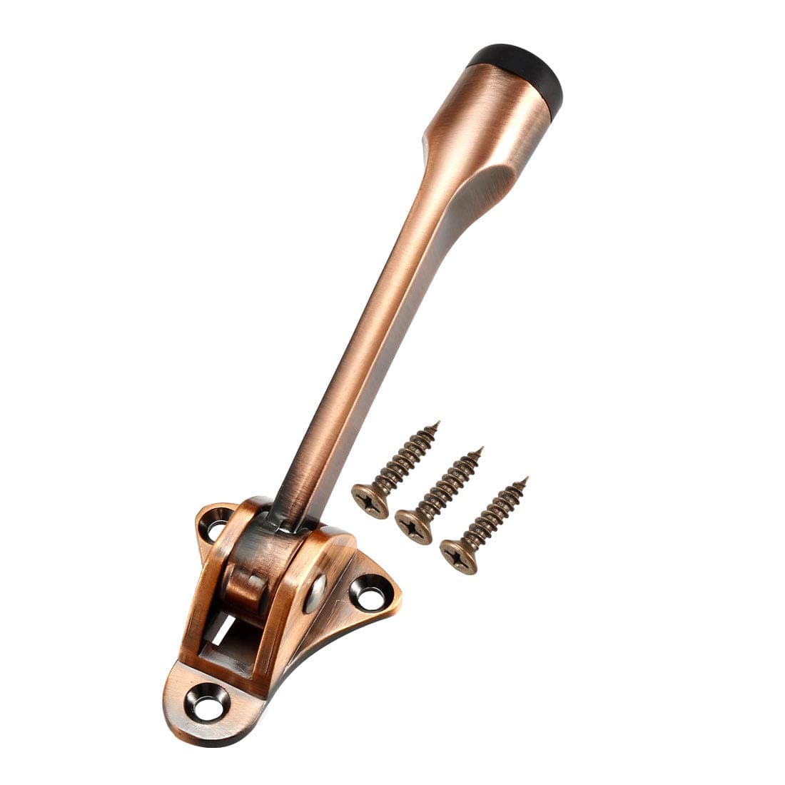 sourcing mapKickdown Door Stopper Easy-Step Pedal Kick Down Door Stop Zinc Alloy Copper Tone