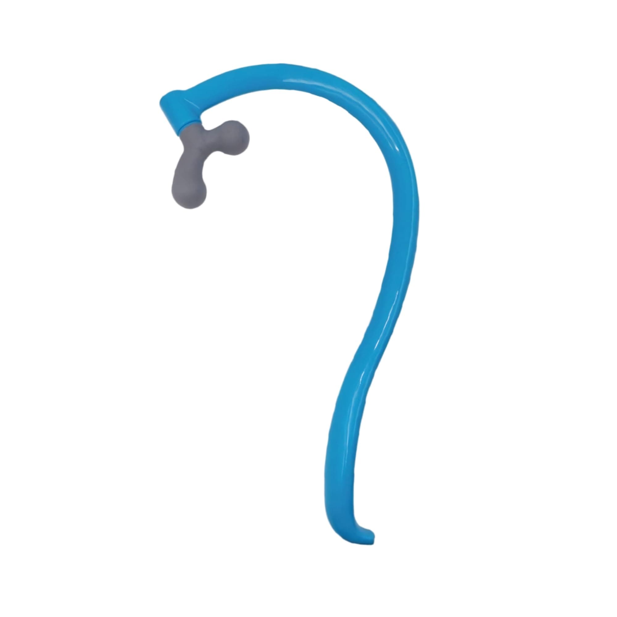 Portable Self Massage Tool - Portable Trigger Point Therapy for Back and Neck, 7.21*14in Lower Back Massager, Myofascial Release Tool & Deep Tissue Muscle Massage Stick, Shoulder Leg Feet Blue