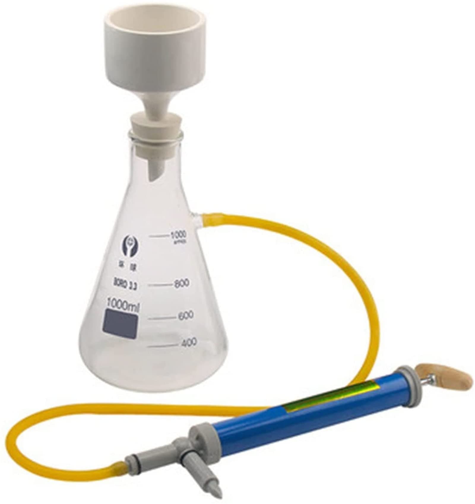 TOGEPP Laboratory Vacuum Filtration Distillation Apparatus, With Funnel And Pump Glass Suction Filter Kit To Reduce The Pressure In The Filter Physical Physics Experiment (Size : 1000ml)