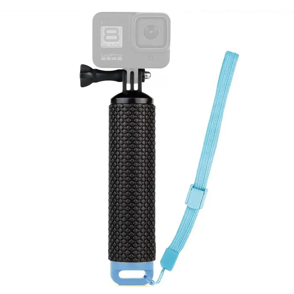 Floatable Camera Stick Waterproof Selfie Stick Floating Hand Grip for Action Cam GoPro Hero 10 9 Hero10 Max Hero9 Akaso Apexcam -Blue