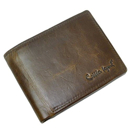 Cobbler Legend Men's Genuine Leather Men's Bifold Vintage Look Wallet