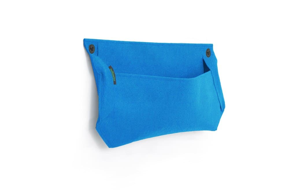 Mini Living Wall Planter (works indoors and outdoors) (Color: Peacock Blue) Vertical Garden (Modular, Sustainable, Eco, Green) Hanging Planter