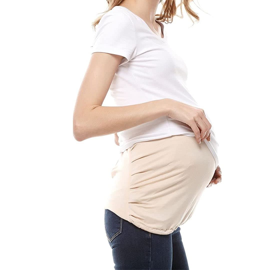 Radia Smart EMF Radiation Radiation Shielding, Protection Pregnancy Belly Band Maternity Beige