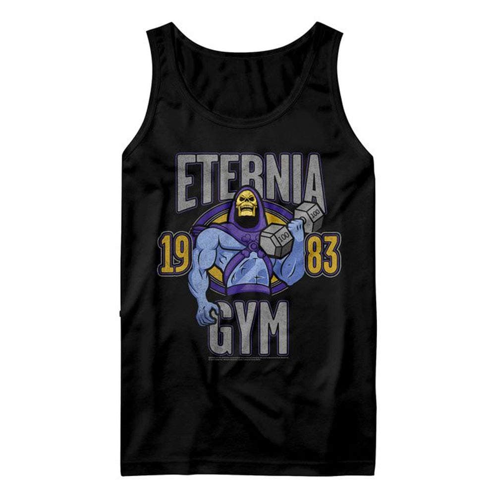 Masters of the UniverseMens Eternia Gym Tank Top, Small, Black