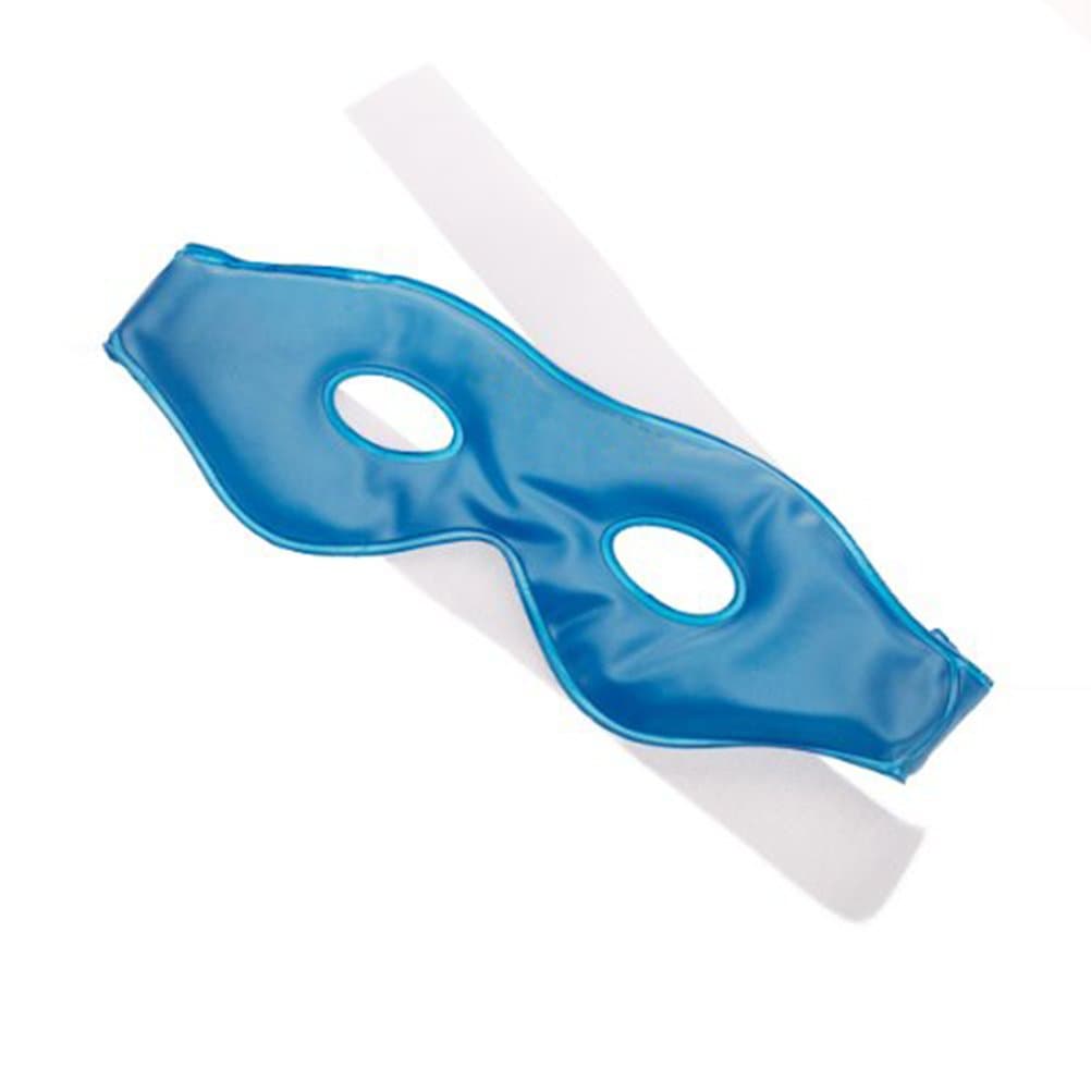 Cool Or Warm Gel Eye Mask /W Clear Pouch
