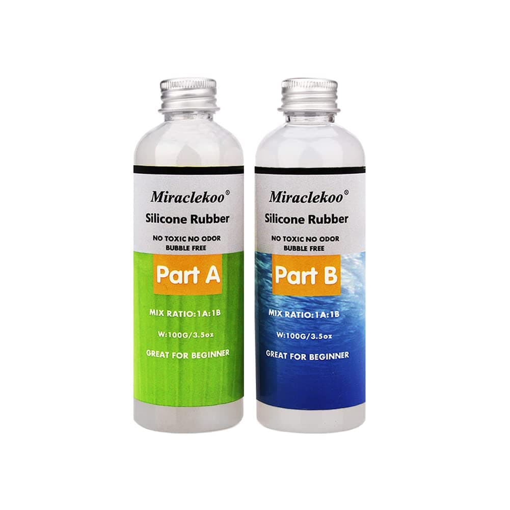 Silicone Mold Making Kit - Liquid Silicone Rubber 15A Platinum Silicone - Translucent - 7 oz