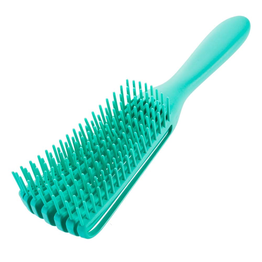 Detangler Brush for Afro Hair,Soft Women Hairbrush Detangling Comb for African American 3a 4c Hair/Wet Hair/Curly Hair/Thick Hair/Wavy hair,Easy to Clean and Grip (Green)
