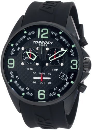 Torgoen Swiss Men's T18302 T18 Series Classic Black Aviation Watch
