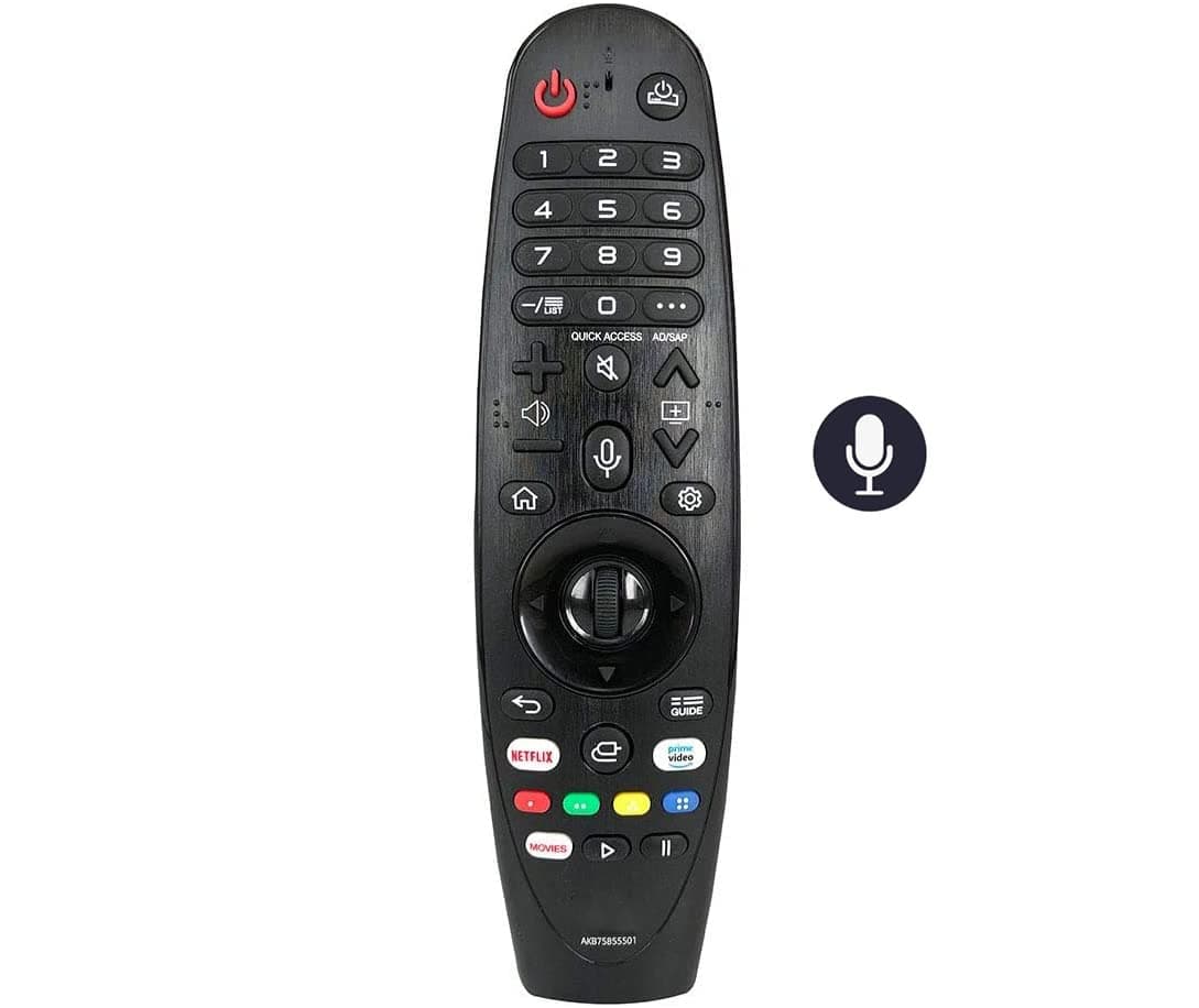 Remote Control AKB75855501 for LG Magic TV Replacement MR20GA OLED55CXPUA for UN85 UN81 UN80 UN74 UN73 UN71 with Point, Click, Scroll, and Voice Control