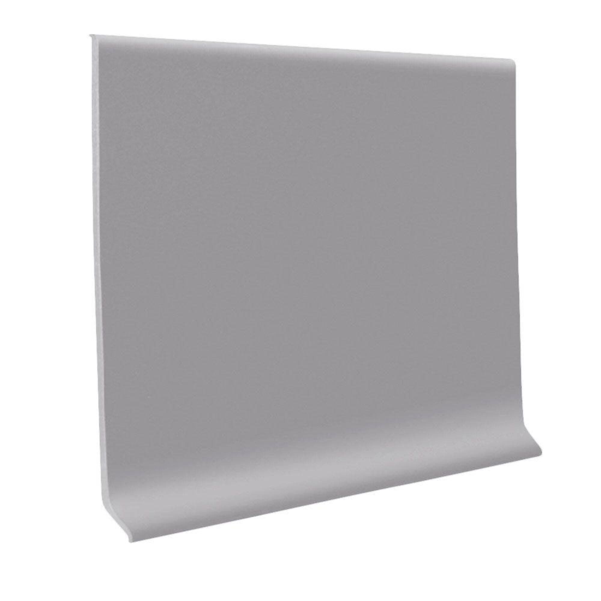 700 Series 1/8" Rubber/Vinyl Mix (Type TP) Slate, 4" H X 120' L X 1/8" W 30 - 4' Sections