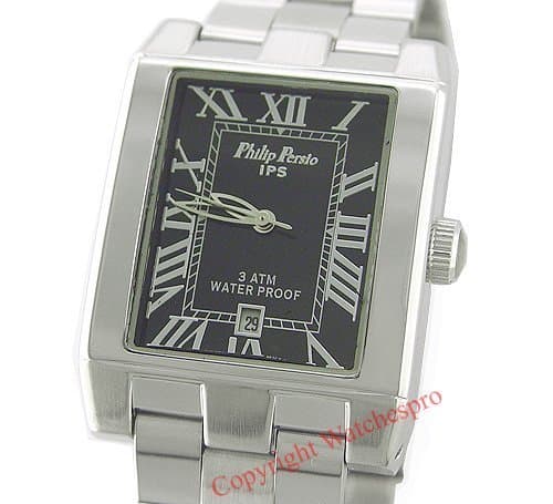 New Square Men Date Sport Dome Watch