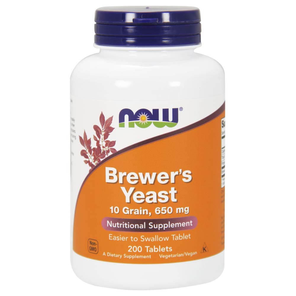 Now Foods Brewer'S Yeast, 650 Mg 200 Tablets
