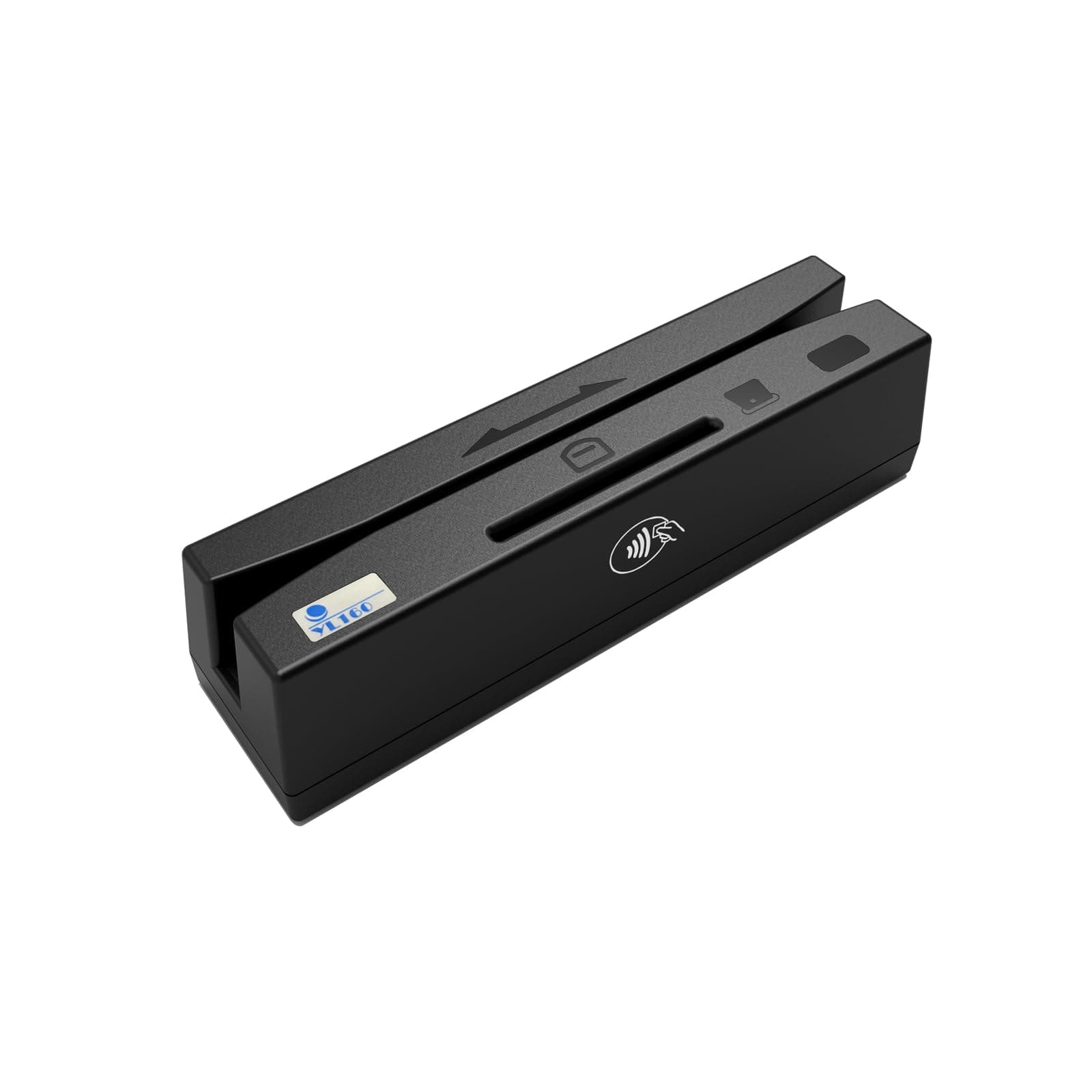 USB 4 in 1 Multifunctional Magnetic Card Reader Support Read and Write contactless Cards, chip Cards, PSAM Cards only for Professional Person, Plug and Play