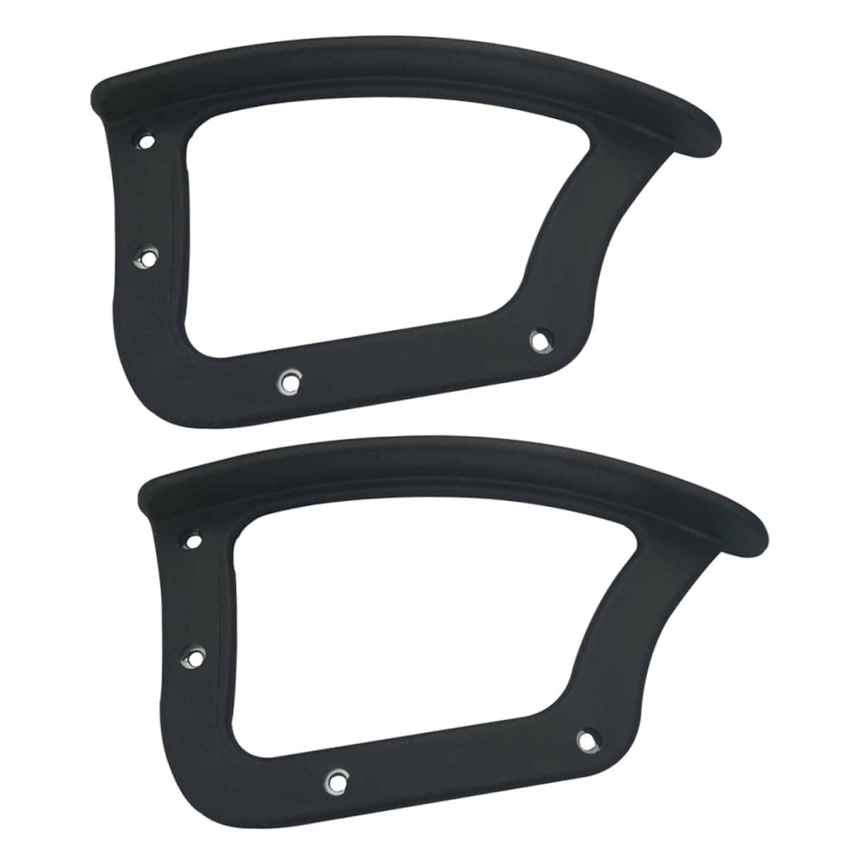 Office Chair 2pcs Ring Arm Replacement Parts Wheelchair Accessories Plastic Chairs Black Armrest Part Accessories Arm Chair Accessory Angle Desk Chair