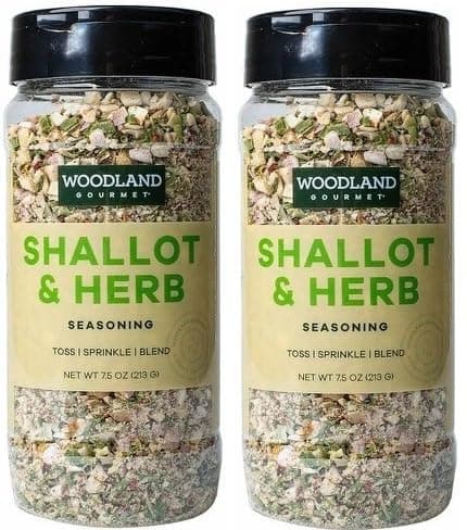 WOODLAND GOURMET SHALLOT & HERB SEASONING 7.5oz (Pack of 2)