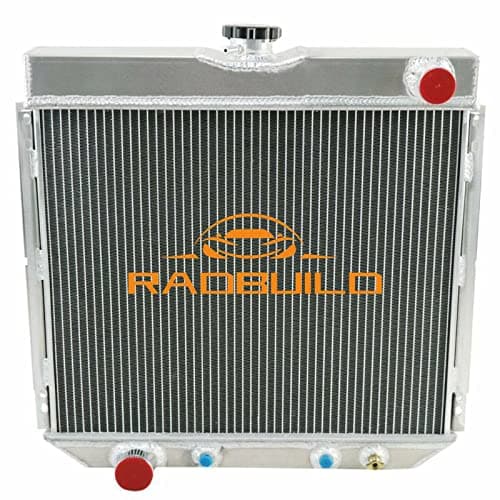 RadBuild3 Row Aluminum Radiator for 1963-1977 Ford Mustang/1966-1970 Ford Falcon Radiador for 1963-1969 Ford Fairlane/1966-1973 Mercury Comet Radiators for 1971-1977 Ford Maverick Most Engines 68 69