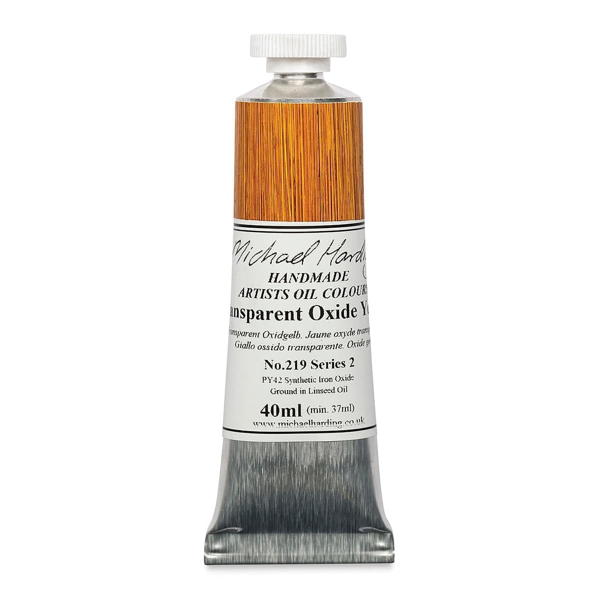 Artist Oil Colours, Transparent Oxide Yellow, 40ml Tube, 21940