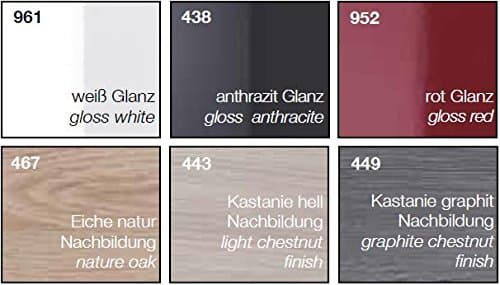 Marlin City 06L Badmöbel Set 90cm Rund Mineralgussbecken, ohne Spiegelschrank