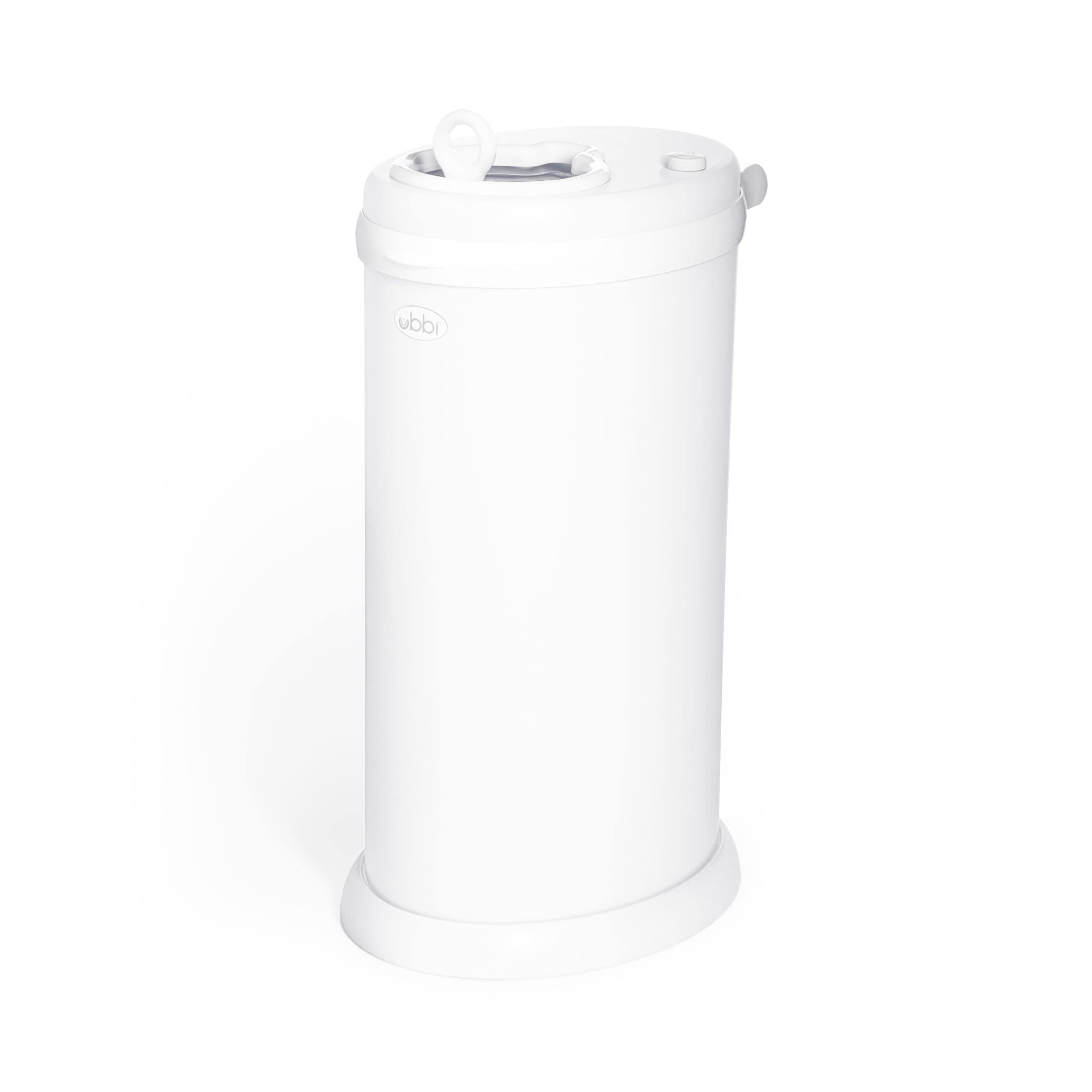 Ubbi Steel Diaper Pail, White by Ubbi