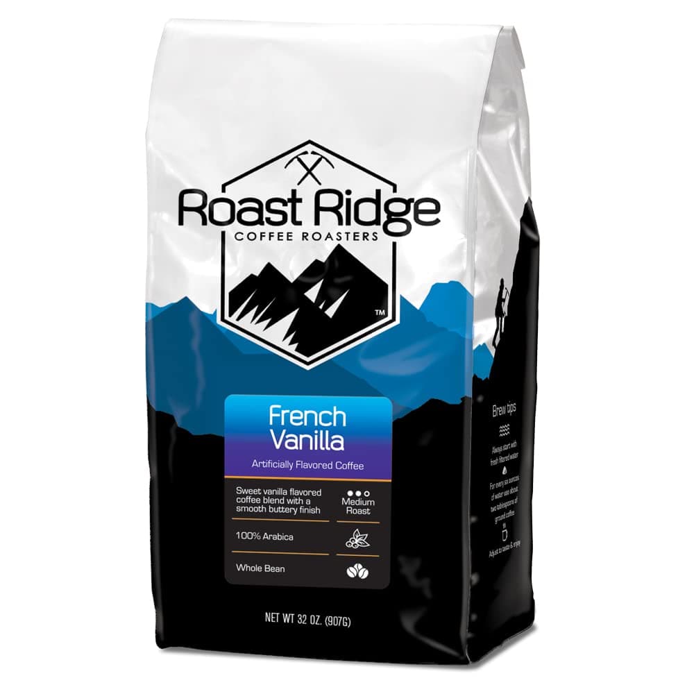 - Roast Ridge Whole Bean Coffee, Medium Roast, French Vanilla, 2 lb.