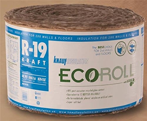 GUARDIAN BLDG PRODS ORGL86191 Insulation R19K KR46E Roll, 6-1/4X23IN